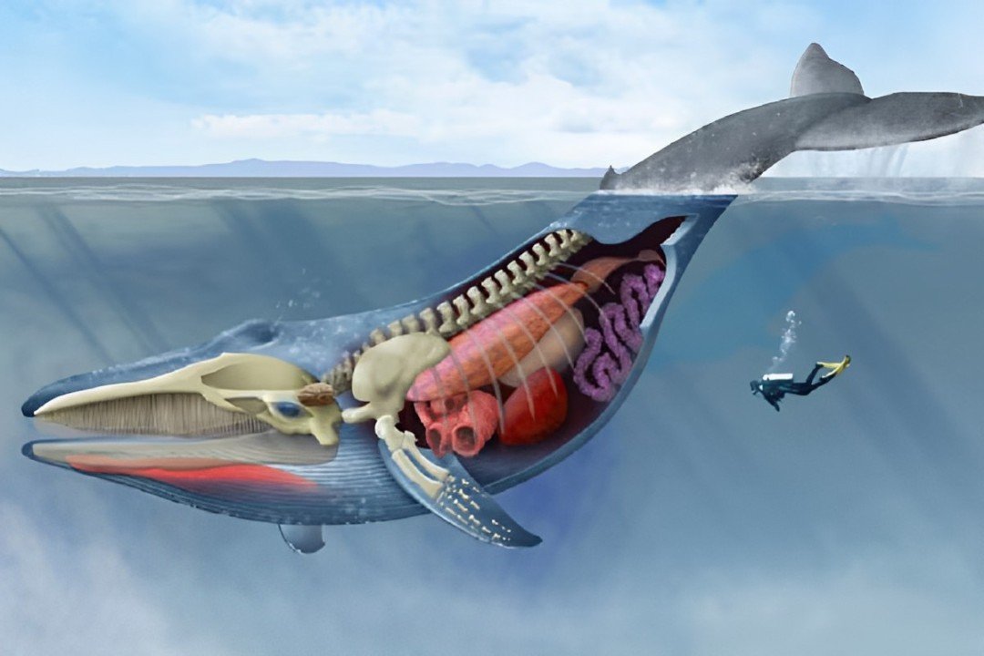 Blue whales are found in almost all the oceans of the world